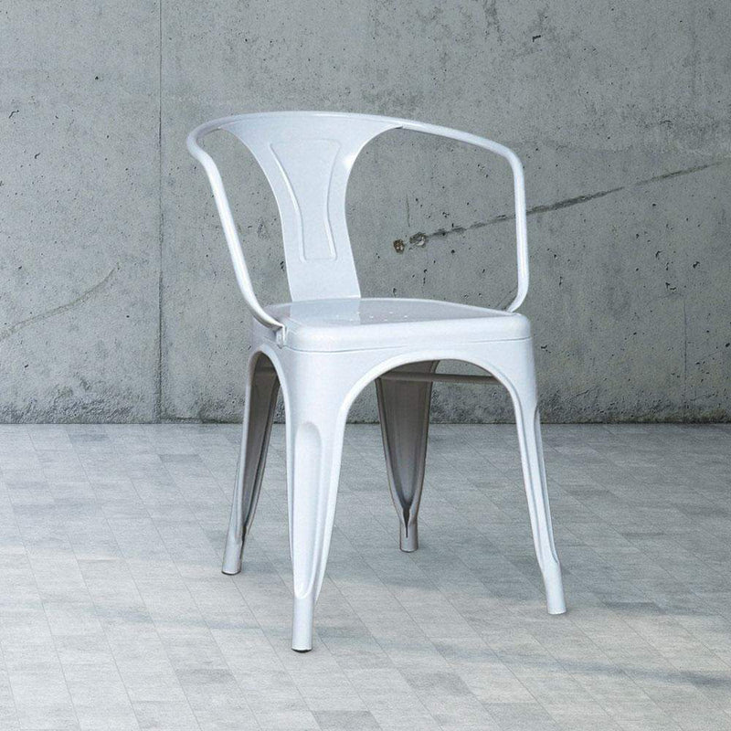 Marais A Arm Chair with Metal Seat