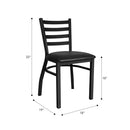 Four-Slat Ladder Back Dining Chair