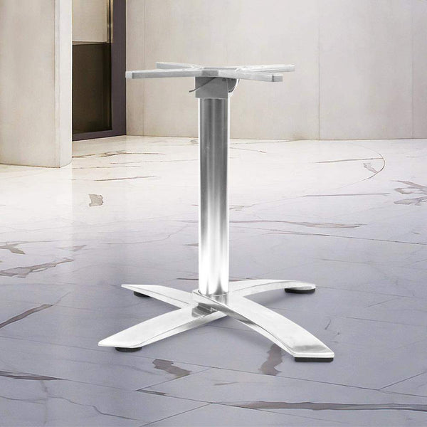 AL-Folding Chrome Table Base