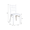 Chiavari Metal Ladder Back Dining Chair