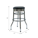 Classic 50's Diner Swivel Bar Stools