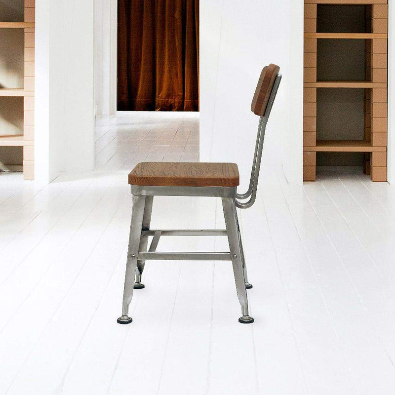 Heron Dining Chair with Solid Wood