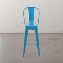 Marais A Cafe Bar Stool with High Back