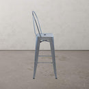 Marais A Cafe Bar Stool with High Back