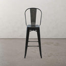 Marais A Cafe Bar Stool with High Back