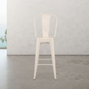 Marais A Cafe Bar Stool with High Back