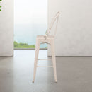 Marais A Cafe Bar Stool with High Back