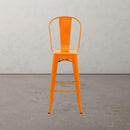 Marais A Cafe Bar Stool with High Back