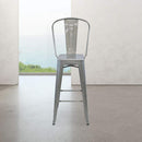 Marais A Cafe Bar Stool with High Back