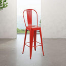 Marais A Cafe Bar Stool with High Back