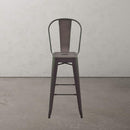 Marais A Cafe Bar Stool with High Back