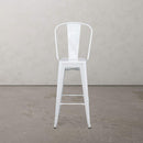 Marais A Cafe Bar Stool with High Back