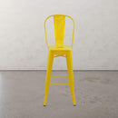 Marais A Cafe Bar Stool with High Back