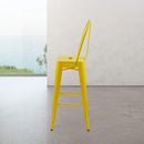 Marais A Cafe Bar Stool with High Back