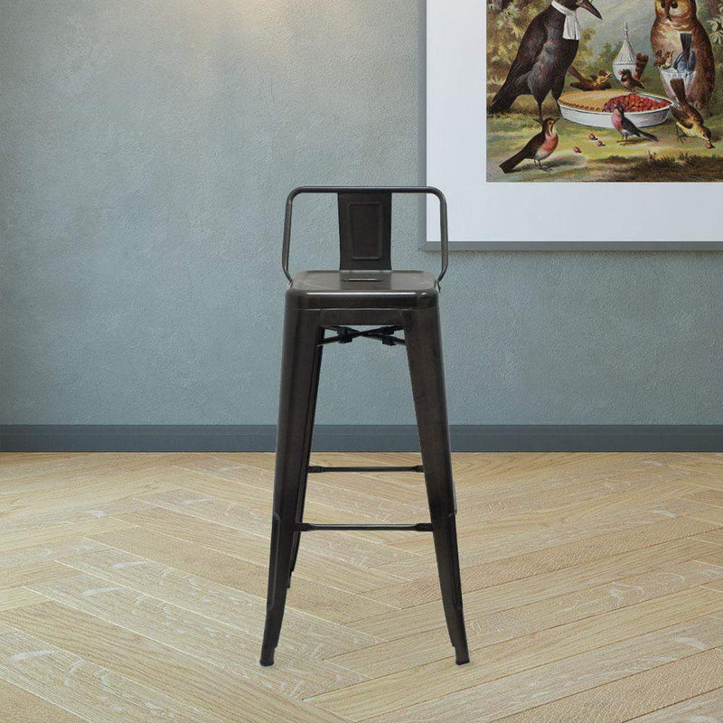 Marais A Bar Stool with Low Back