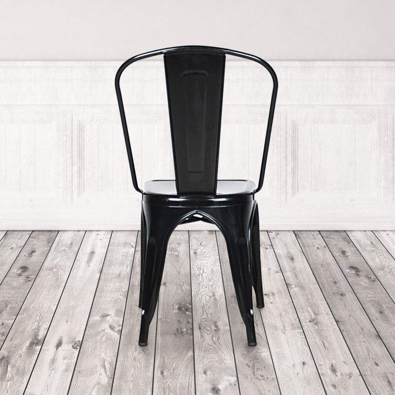 Marais A Dining Chair with Metal Seat