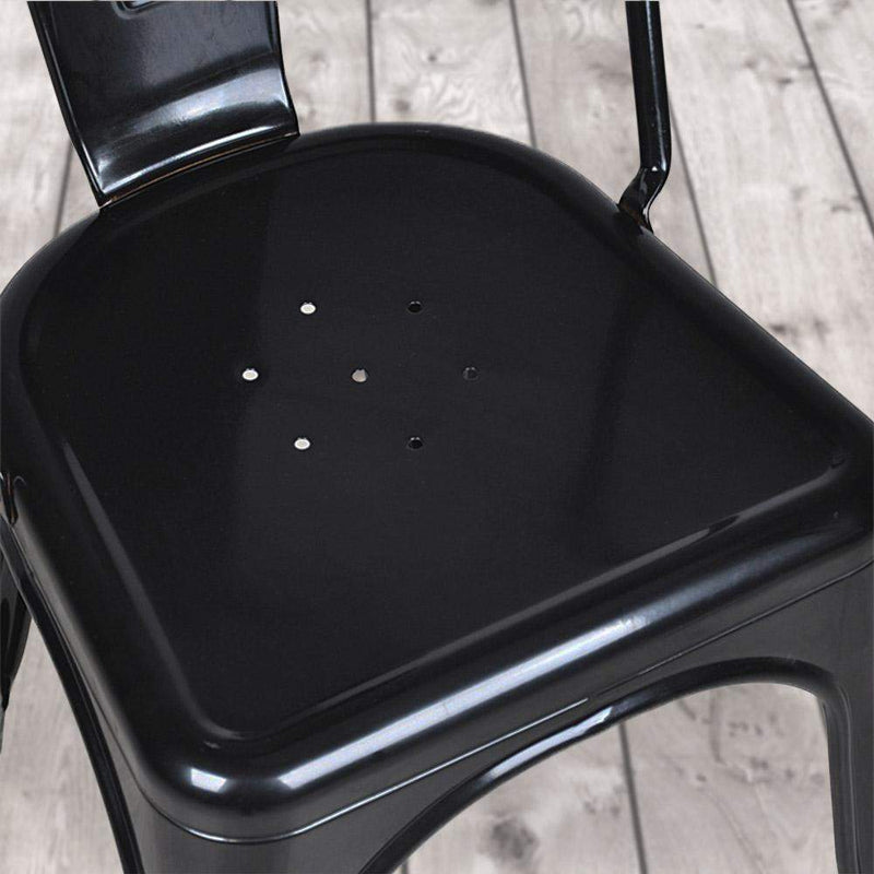 Marais A Dining Chair with Metal Seat