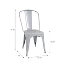 Marais A Dining Chair with Metal Seat