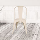 Marais A Dining Chair with Metal Seat