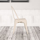 Marais A Dining Chair with Metal Seat