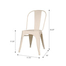 Marais A Dining Chair with Metal Seat