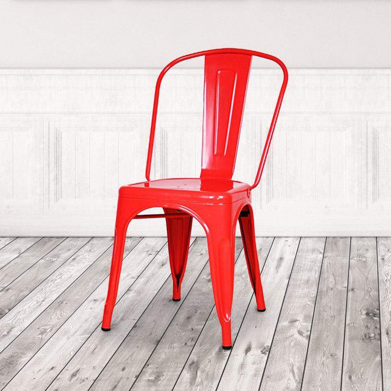 Marais A Dining Chair with Metal Seat