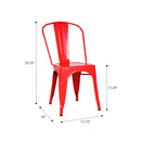 Marais A Dining Chair with Metal Seat