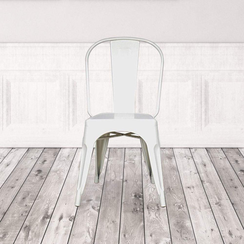 Marais A Dining Chair with Metal Seat
