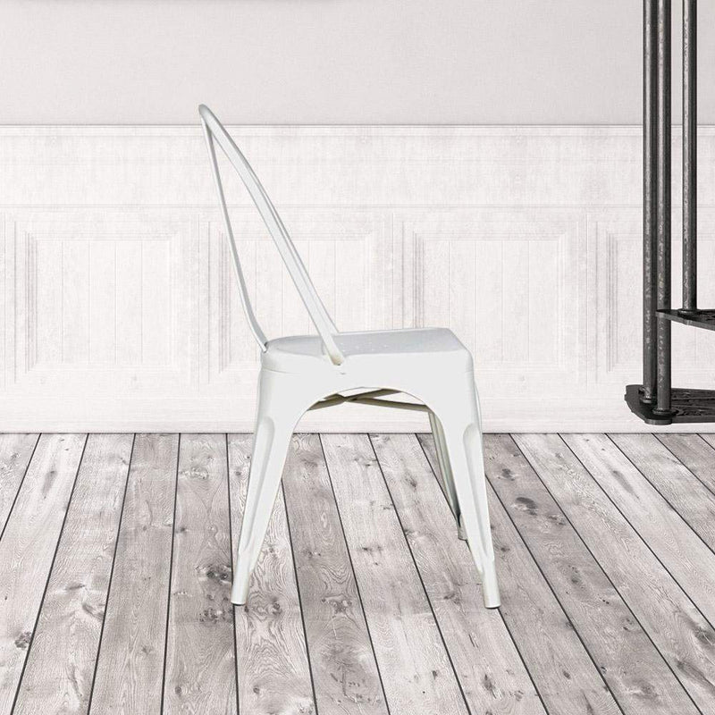 Marais A Dining Chair with Metal Seat