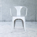 Marais A Arm Chair with Metal Seat