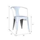 Marais A Arm Chair with Metal Seat