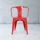 Marais A Arm Chair with Metal Seat