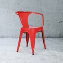 Marais A Arm Chair with Metal Seat
