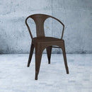 Marais A Arm Chair with Metal Seat