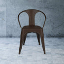 Marais A Arm Chair with Metal Seat