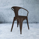 Marais A Arm Chair with Metal Seat