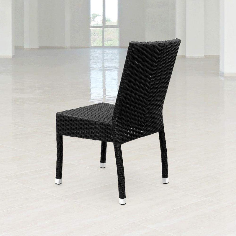 Lyon Black Patio Dining Chair