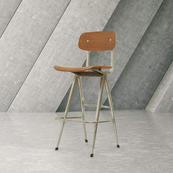 Regent Bar Chair #color_Walnut