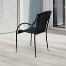Sea Breeze Wicker Patio Dining Chair