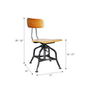 Toledo Adjustable Height Swivel Dining Chair