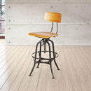 Toledo Swivel Adjustable Height Bar Stool