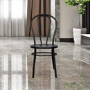 Fan Back Metal Chair