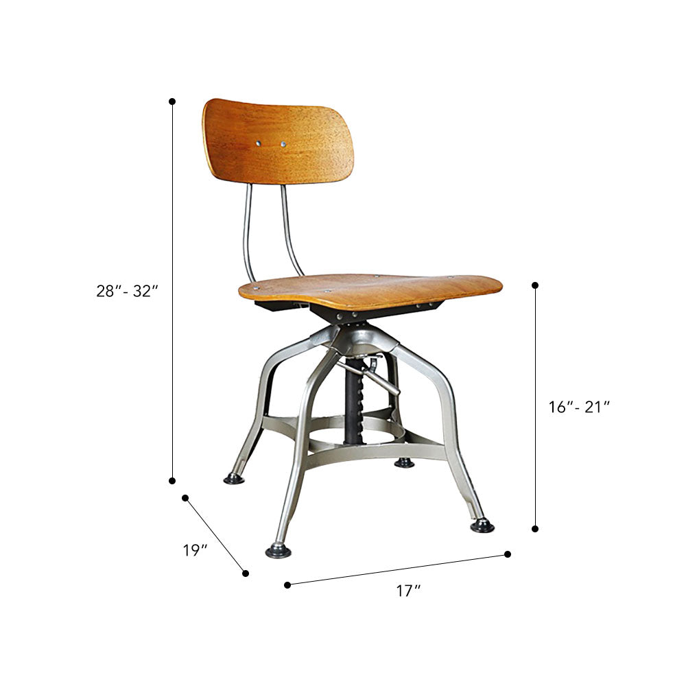 Toledo Swivel Dining Chairs With Adjustable Height | Amerivend Works