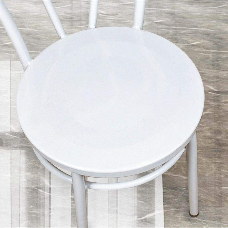 Fan Back Metal Chair, Ice Cream Chair